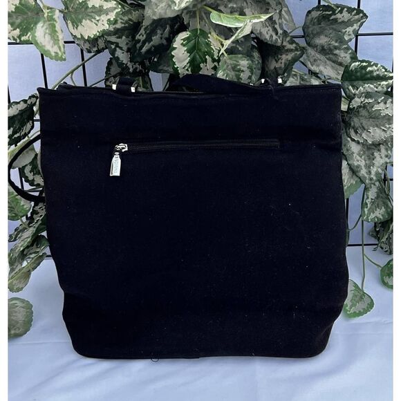 Vintage Black Fabric‎ Graciano Tote - Picture 2 of 5